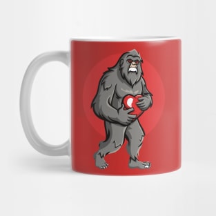 bigfoot  heart valentines day Mug